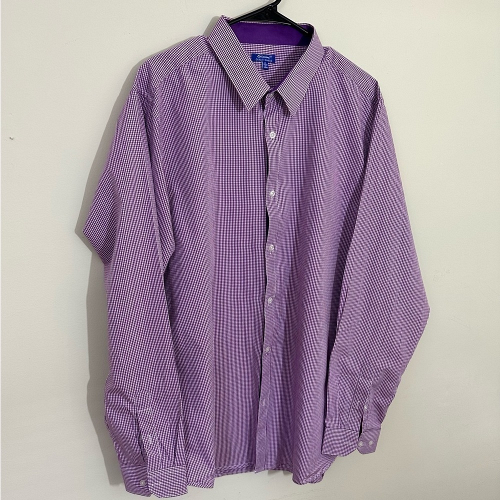 Giovani sz XL mens dress, casual shirt in a small check